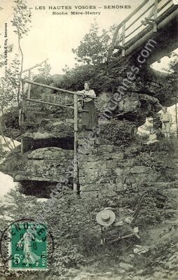 Carte postale ancienne Mere Henry — Senones (Vosges)