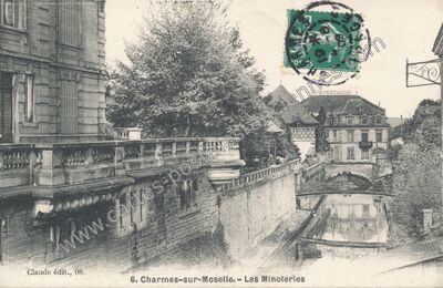 Carte postale ancienne Charmes sur Moselle — Charmes (Vosges)