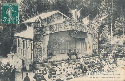 Carte postale ancienne Le Nouveau Théâtre du Peuple — Gérardmer (Vosges)