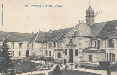 Carte postale ancienne Bruyeres en Vosges — Bruyères (Vosges)