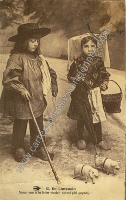 Carte postale ancienne En Limousin — Non Localisée (Haute-Vienne)