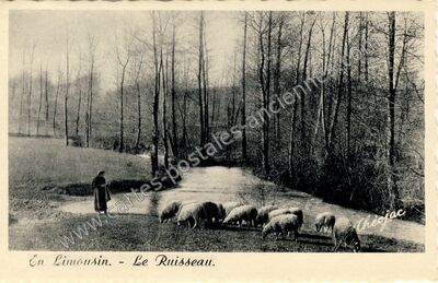 Carte postale ancienne En Limousin — Non Localisée (Haute-Vienne)