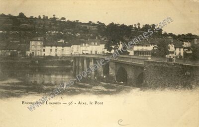 Carte postale ancienne Aixe — Aixe-sur-Vienne (Haute-Vienne)