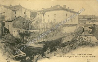 Carte postale ancienne Aixe — Aixe-sur-Vienne (Haute-Vienne)