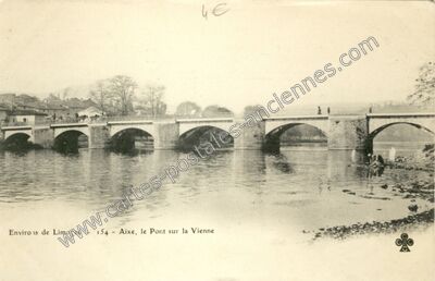 Carte postale ancienne Aixe — Aixe-sur-Vienne (Haute-Vienne)