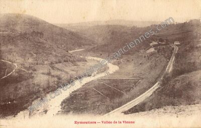 Carte postale ancienne Vallée de la Vienne — Eymoutiers (Haute-Vienne)