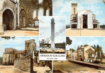 Carte postale ancienne Oradour sur Glane — Oradour-sur-Glane (Haute-Vienne)
