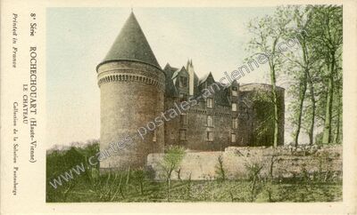 Carte postale ancienne Le Château — Rochechouart (Haute-Vienne)