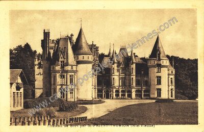 Carte postale ancienne Chateau de Bort — Saint-Priest-Taurion (Haute-Vienne)