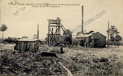 Carte postale ancienne Laurieras — Saint-Yrieix-la-Perche (Haute-Vienne)