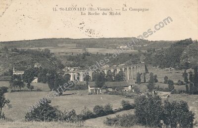 Carte postale ancienne St Leonard — Saint-Léonard-de-Noblat (Haute-Vienne)