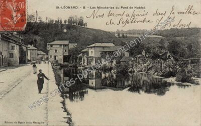 Carte postale ancienne St Leonard — Saint-Léonard-de-Noblat (Haute-Vienne)