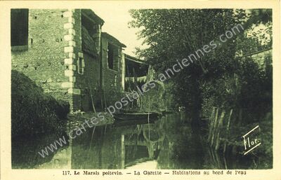 Carte postale ancienne Marais Poitevin — Non Localisée (Vienne)