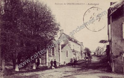 Carte postale ancienne Antoigne — Châtellerault (Vienne)