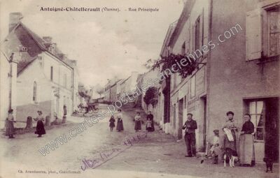 Carte postale ancienne Antoigne — Châtellerault (Vienne)