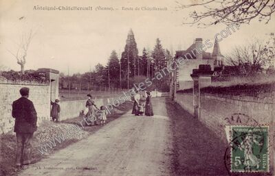 Carte postale ancienne Antoigne — Châtellerault (Vienne)