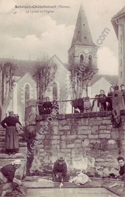 Carte postale ancienne Antoigne — Châtellerault (Vienne)