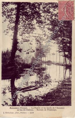Carte postale ancienne Auxances — Migné-Auxances (Vienne)