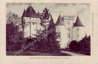Carte postale ancienne Auxances — Migné-Auxances (Vienne)