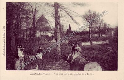 Carte postale ancienne Auxances — Migné-Auxances (Vienne)
