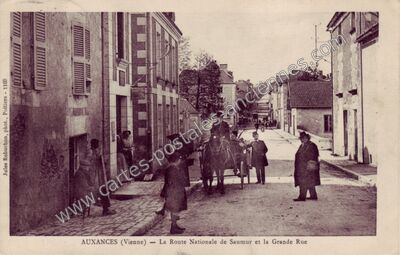Carte postale ancienne Auxances — Migné-Auxances (Vienne)