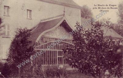 Carte postale ancienne Cragon — Saint-Jean-de-Sauves (Vienne)