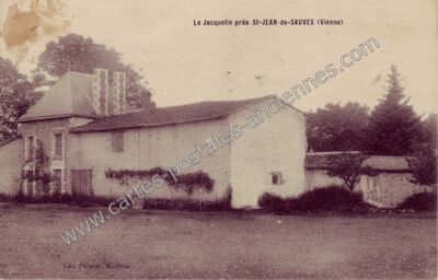Carte postale ancienne Le Jacquelin — Saint-Jean-de-Sauves (Vienne)