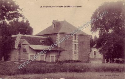 Carte postale ancienne Le Jacquelin — Saint-Jean-de-Sauves (Vienne)