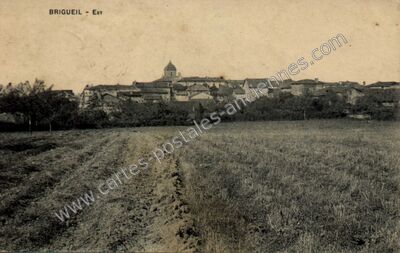 Carte postale ancienne Brigueil — Brigueil-le-Chantre (Vienne)