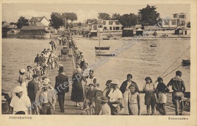 Carte postale ancienne Fromentine — La Barre-de-Monts (Vendée)