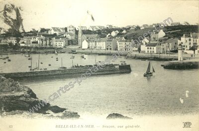 Carte postale ancienne Belle Ile en Mer — Champagné-les-Marais (Vendée)