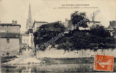Carte postale ancienne La Porte aux Canes — Fontenay-le-Comte (Vendée)