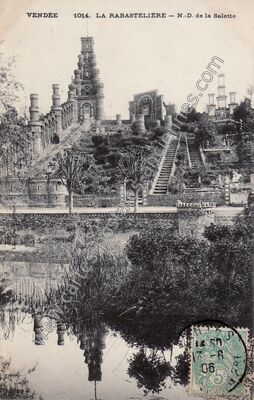 Carte postale ancienne N.-D. de la Salette — La Rabatelière (Vendée)