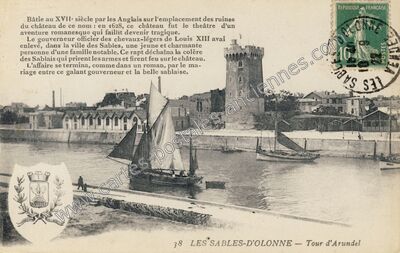 Carte postale ancienne La Chaume — Les Sables-d'Olonne (Vendée)