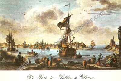 Carte postale ancienne Le Port — Les Sables-d'Olonne (Vendée)