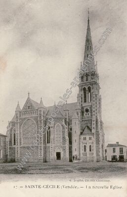 Carte postale ancienne Sainte-Cécile