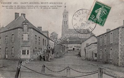 Carte postale ancienne Saint-Michel-Mont-Mercure
