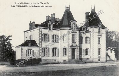 Carte postale ancienne Château de Boisy — La Verrie (Vendée)