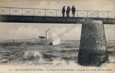 Carte postale ancienne La Chaume — Les Sables-d'Olonne (Vendée)
