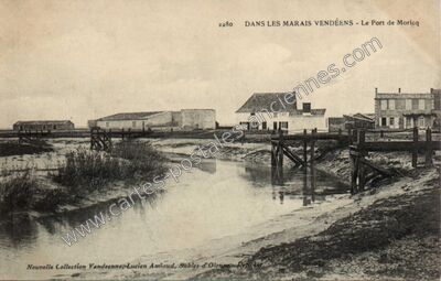 Carte postale ancienne Moricq — Angles (Vendée)