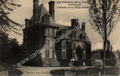 Carte postale ancienne Château de la Guignardièr — Avrillé (Vendée)