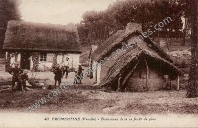 Carte postale ancienne Fromentine — La Barre-de-Monts (Vendée)