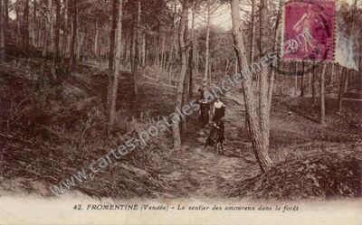 Carte postale ancienne Fromentine — La Barre-de-Monts (Vendée)