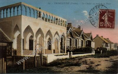 Carte postale ancienne Fromentine — La Barre-de-Monts (Vendée)