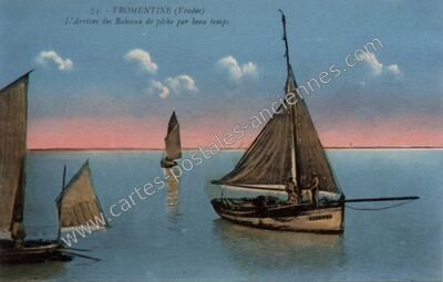 Carte postale ancienne Fromentine — La Barre-de-Monts (Vendée)