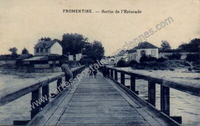 Carte postale ancienne Fromentine — La Barre-de-Monts (Vendée)