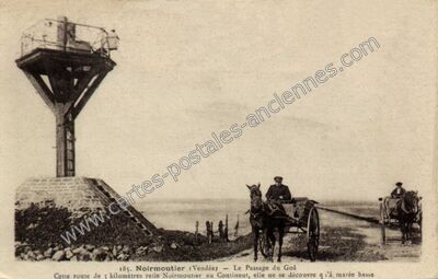 Carte postale ancienne Le Goa — Beauvoir-sur-Mer (Vendée)