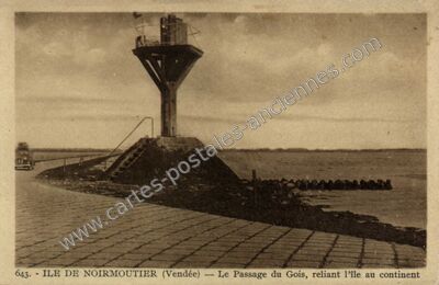 Carte postale ancienne Le Gois — Beauvoir-sur-Mer (Vendée)