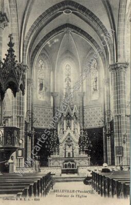 Carte postale ancienne Belleville — Belleville-sur-Vie (Vendée)