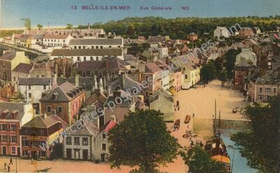 Carte postale ancienne Belle Ile en Mer — Champagné-les-Marais (Vendée)